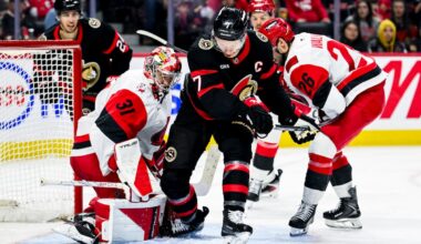 Tkachuk’s pair of goals lead Senators past Hurricanes, closer to playoff spot
