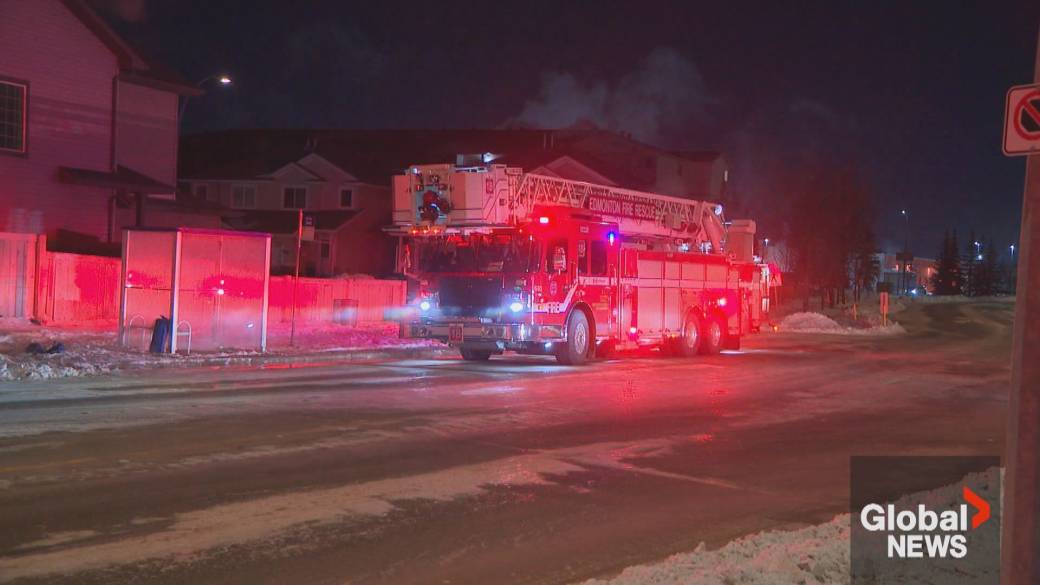 Click to play video: 'Propane fire forces Edmontonians to evacuate their homes'