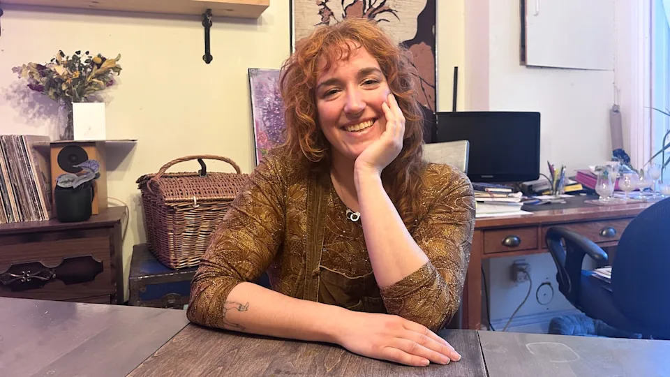 Sophie O’Shaughnessy in her home in the Plateau-Mont-Royal neighbourhood in Montreal.