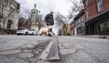 Montreal streetcar tracks still pop up from pavement decades after last tram retired