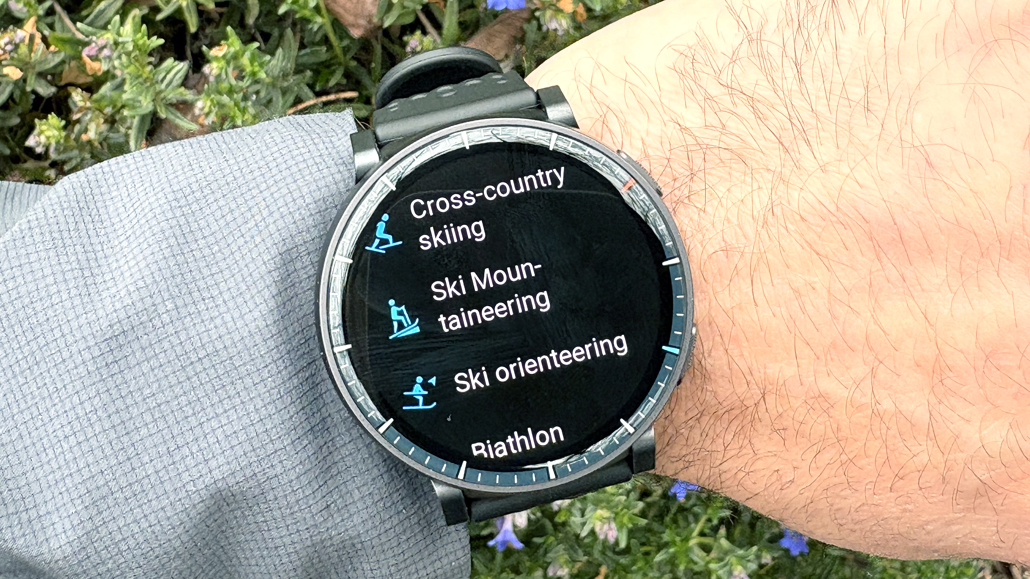 Close-up of the Amazfit Active Max