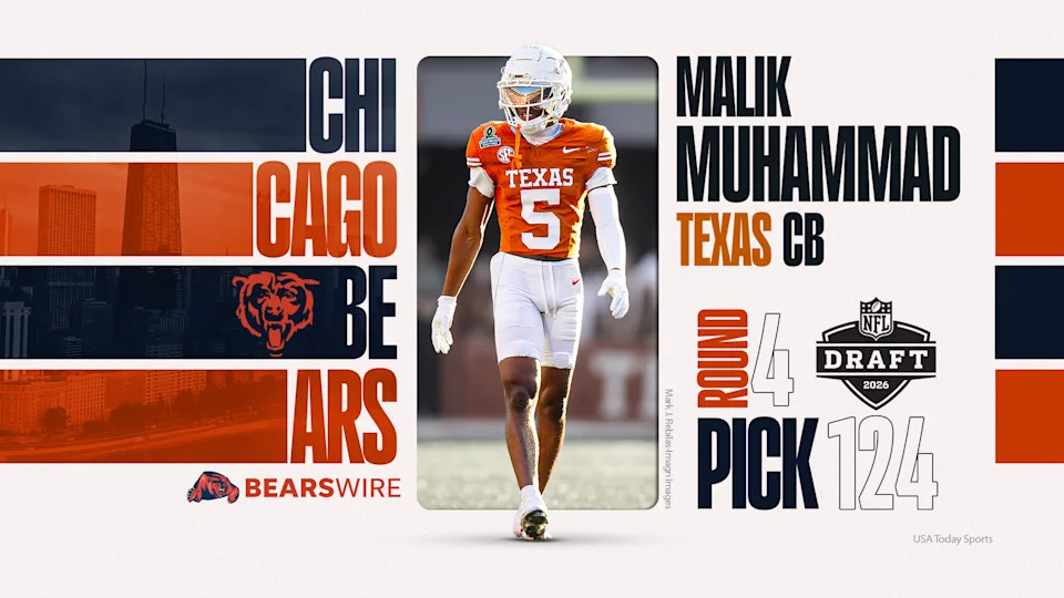 2026 NFL Draft: Bears select CB Malik Muhammad