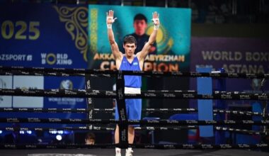 Sabyrzhan grabs second gold for Kazakhstan at Asian Boxing Championships