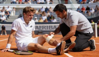 Why a British tennis player withdrew from a match in Spain