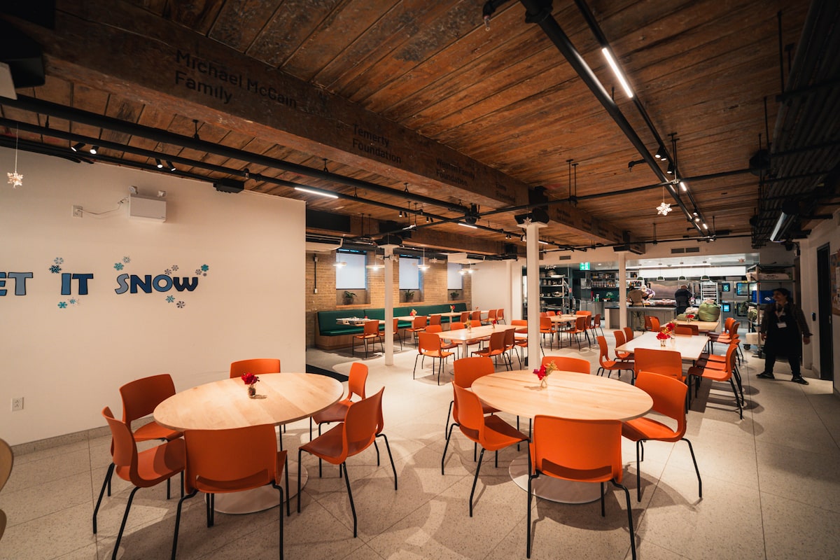 An old building refurbished to help feed a city’s needy