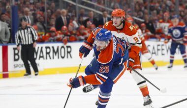 Leon Draisaitl contributes two assists in return to Oilers' lineup for playoffs