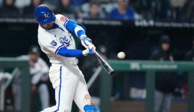 Jonathan India hits grand slam as Kansas City Royals outslug Minnesota Twins in rain