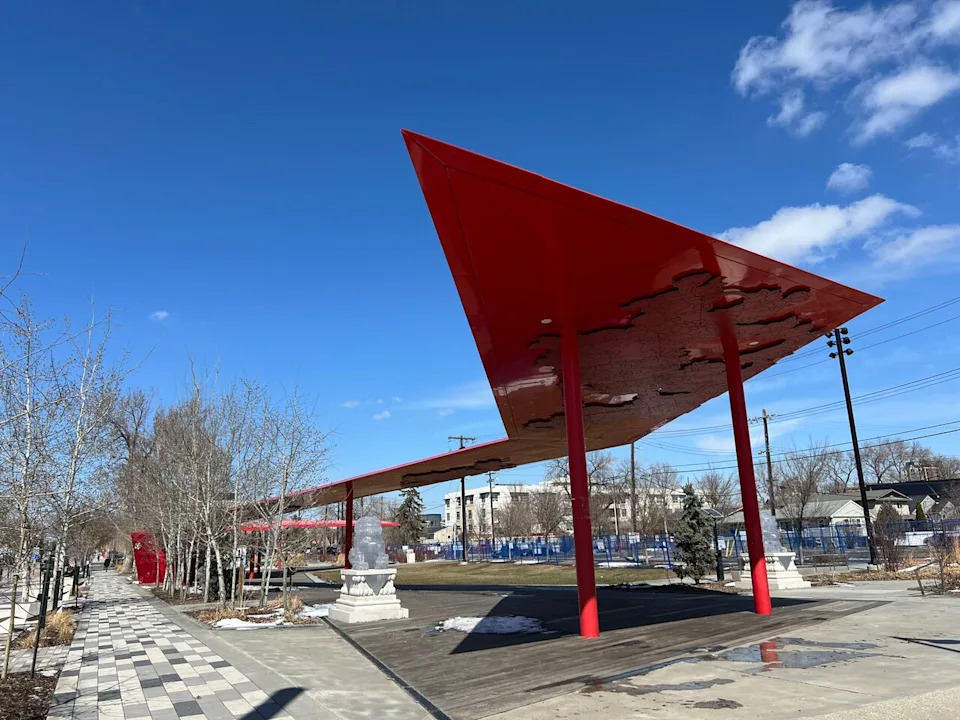 Kinistinâw Park in the Quarters neighbourhood in Edmonton.