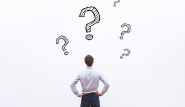 Concept of a person with many questions