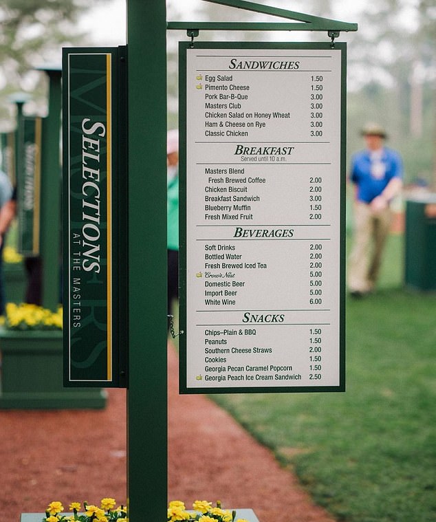 But some of the items at last year's Masters tournament are missing at the ANWA this week