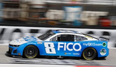 An image of Kyle Busch at Bristol Motor Speedway in 2024