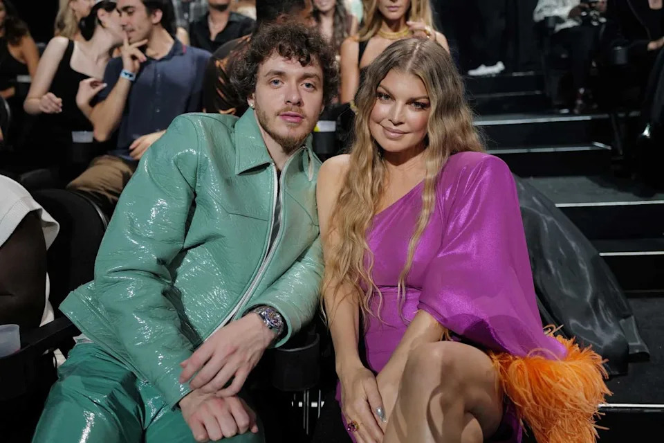 Jack Harlow and Fergie attend the 2022 MTV VMAs at Prudential Center on Aug. 28, 2022 in Newark, N.J.Credit: John Shearer/Getty