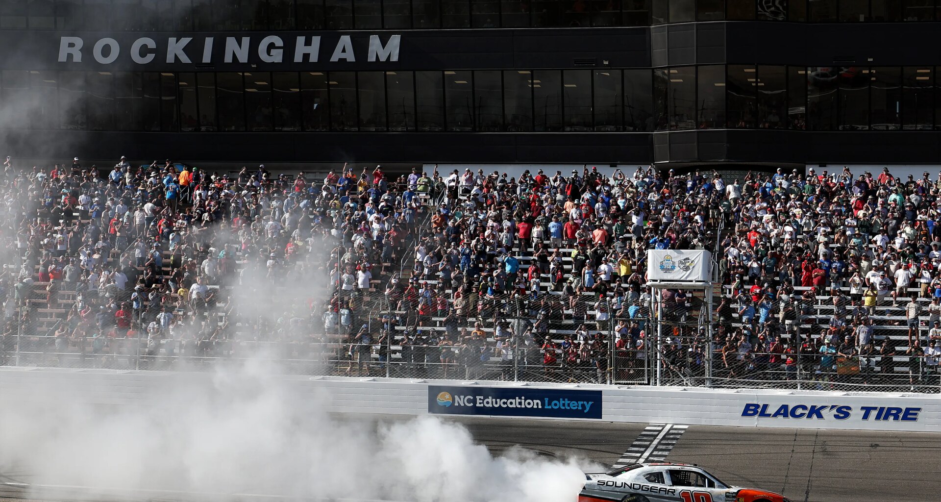 William Sawalich wins NASCAR O'Reilly race at Rockingham in 2026