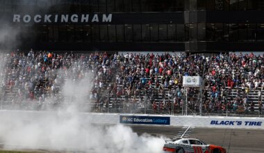 William Sawalich wins NASCAR O'Reilly race at Rockingham in 2026