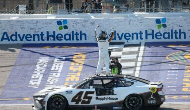 Tyler Reddick wins NASCAR Cup Series race at Kansas in April 2026