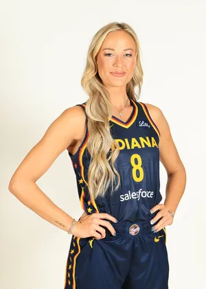 Sophie Cunningham of the Indiana Fever.