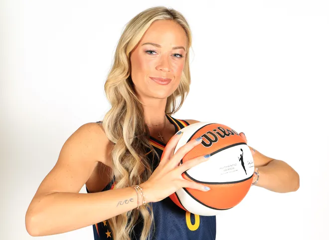 Sophie Cunningham of the Indiana Fever.