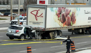 Man dead, woman critically injured in Brampton crash, police say