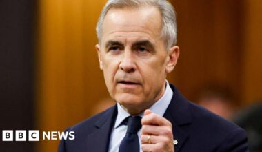 Carney secures Liberal majority government after by-election wins - BBC