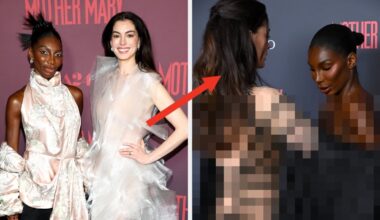 Anne Hathaway Had The “Perfect Dress” To Help Michaela Coel Avoid A Wardrobe Malfunction On The Red Carpet - BuzzFeed