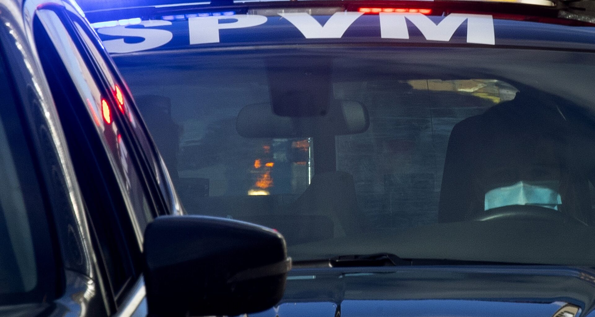 Montreal police cars.