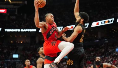 Toronto Raptors come back for thrilling victory over Cleveland Cavaliers in Game 4 to even series
