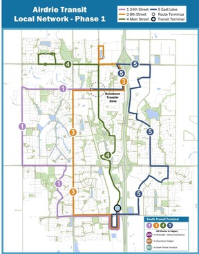 New Airdrie bus route proposal