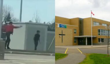 VIDEO: Student arrested after BB gun pulled during school fight in Mississauga