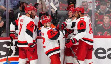 Carolina Hurricanes complete sweep of Ottawa Senators, advance to second round