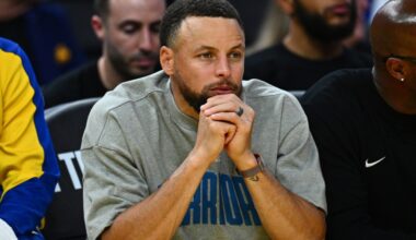 Steph Curry-less Warriors lose home finale to LeBron James-led Lakers