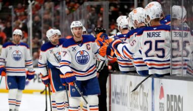 Oilers’ McDavid, Draisaitl sit out practice ahead of Game 4 against Ducks