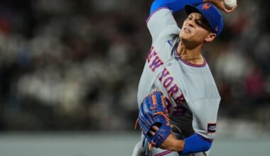 Holmes, Myers limit San Francisco Giants to three hits in New York Mets' romp