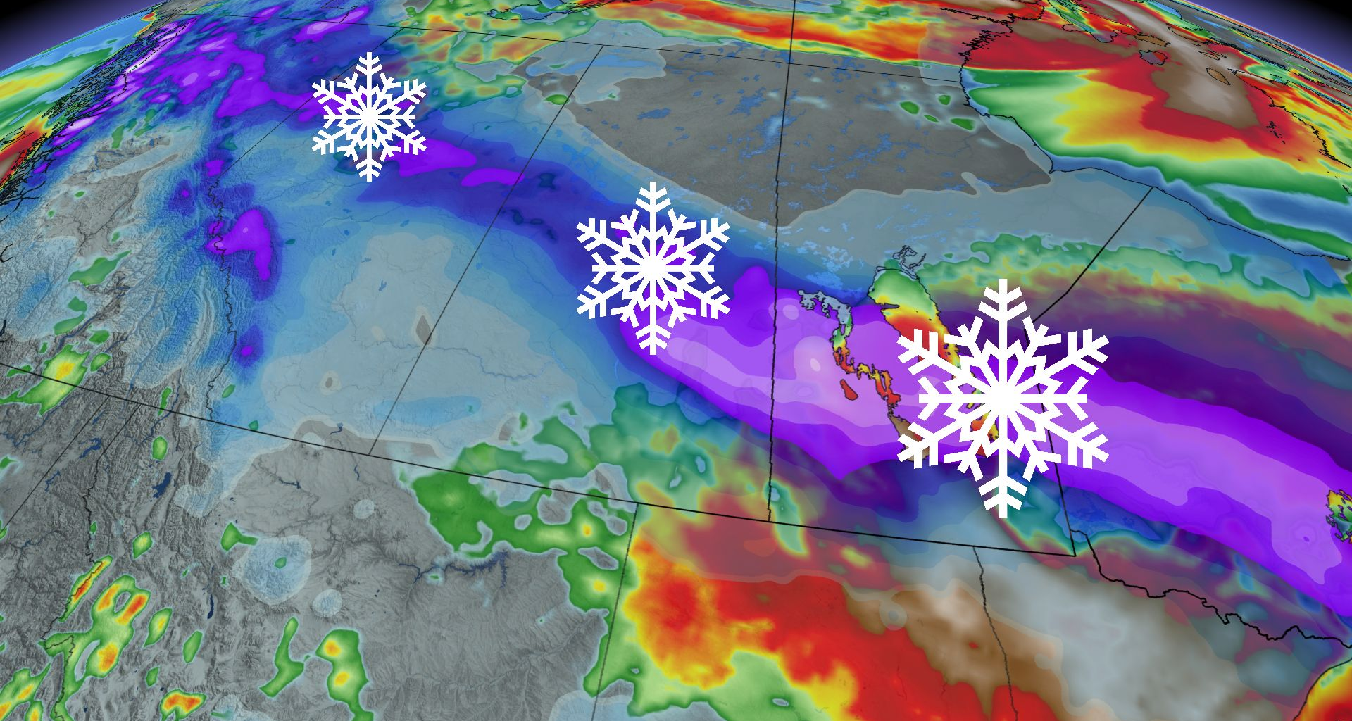 10-20+ cm: Potent snowstorm set to stretch across the Prairies