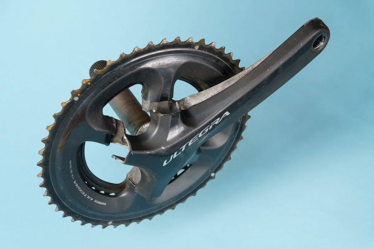Broken Shimano crankset