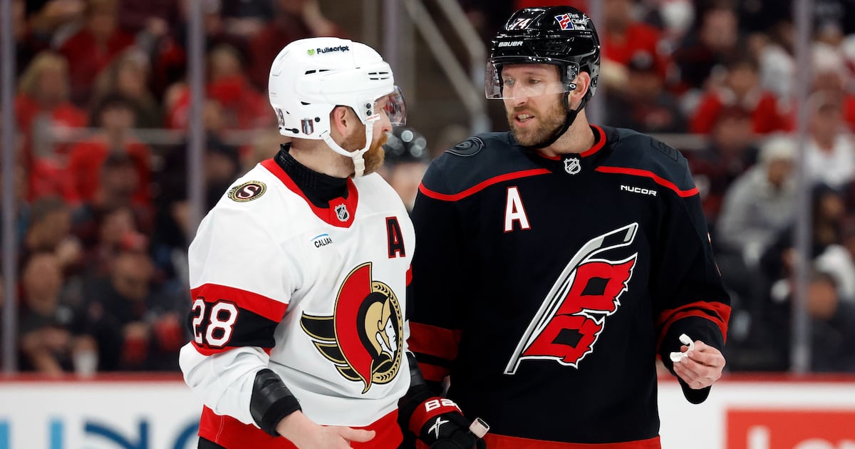 Ottawa Senators, Carolina Hurricanes heading to OT in Game 2