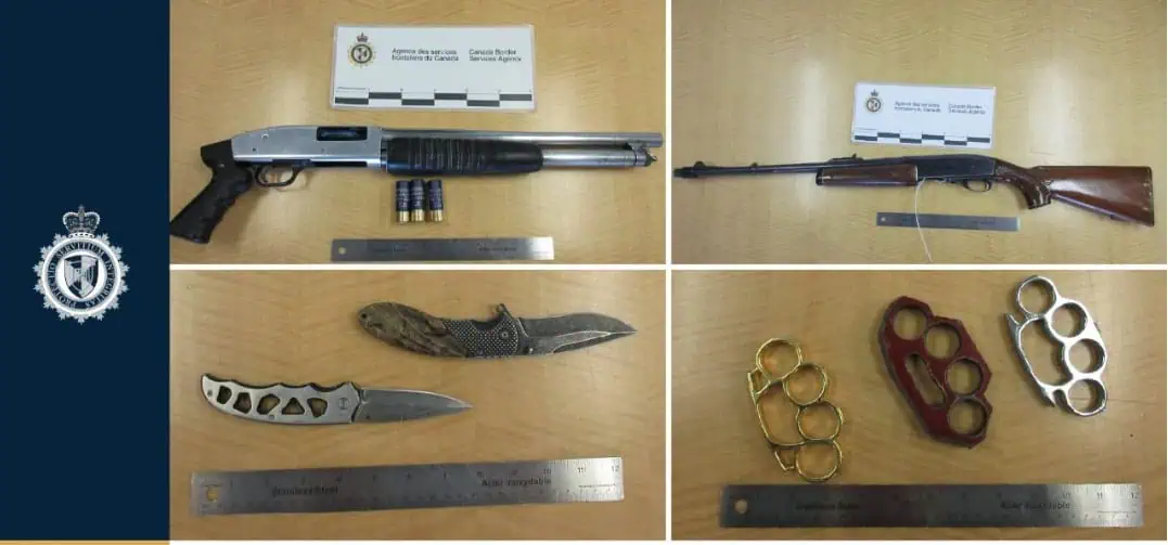 gun charges after seizure at mail processing plant in mississauga.