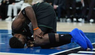 Timberwolves' DiVincenzo, Edwards exit Game 4 vs. Nuggets with injuries