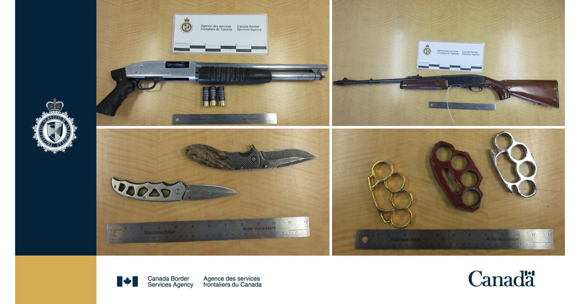 CBSA investigation results in firearms seizure and charges against two individuals in Ottawa
