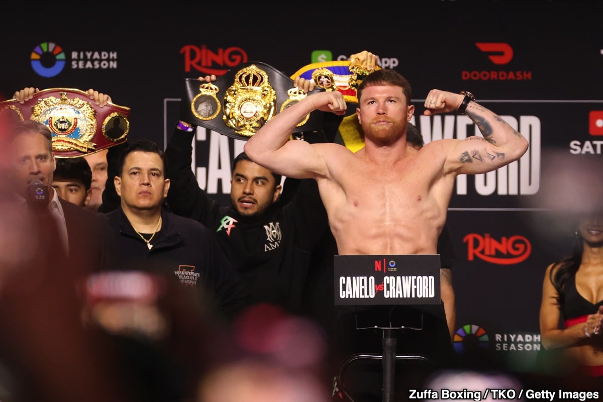 Canelo's Trainer Reynoso Says David Benavidez Fight Is Over