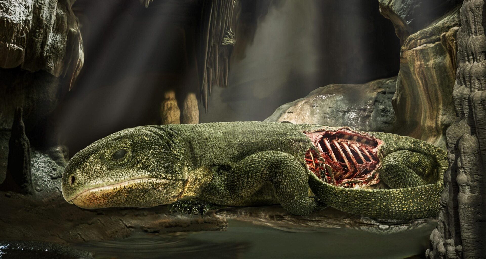 289-Million-Year-Old Reptile Mummy Reveals Origin of Human Breathing System