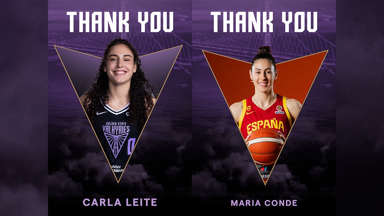 Portland Fire Select Carla Leite, Toronto Tempo Select María Conde From Golden State Valkyries In 2026 WNBA Expansion Draft