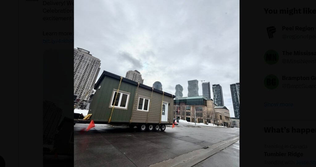 last chance to tour a tiny home in downtown mississauga.