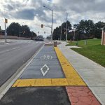 Empty cycle track