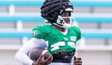 Roughriders release WR Arjou after suspension by CFL