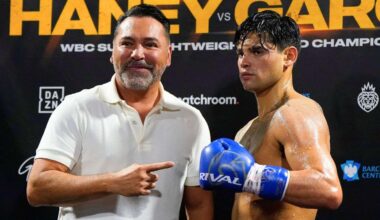 Ryan Garcia and Oscar De La Hoya disagree on who he should fight next