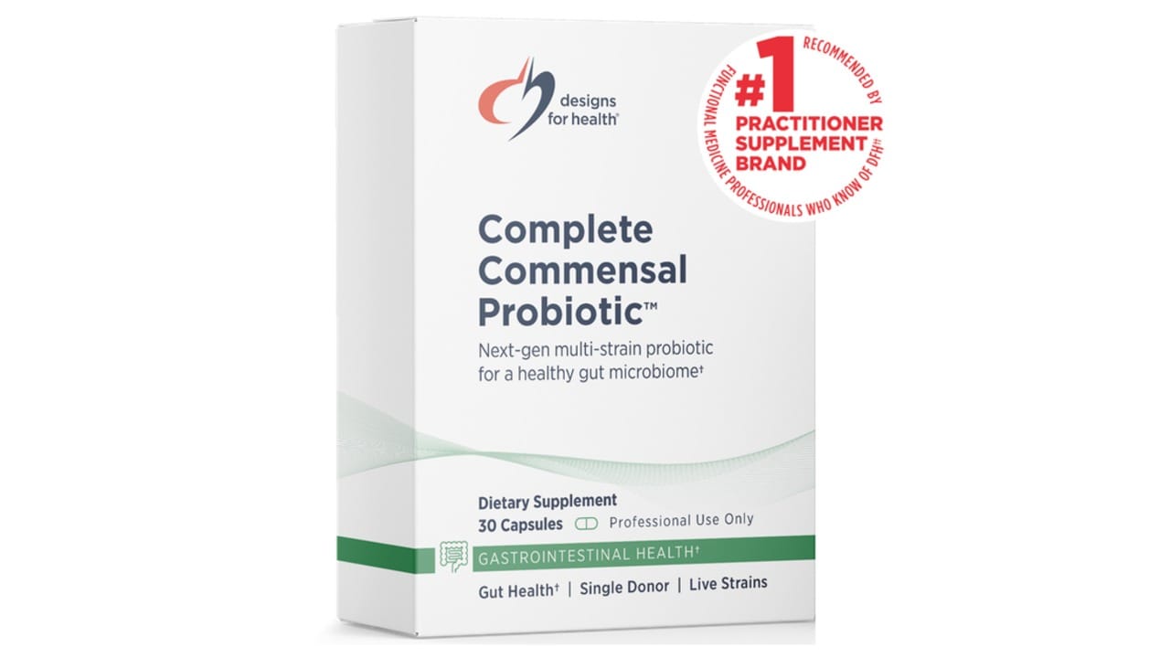 Designs for Health Complete Commensal Probiotic dietary supplement Designs for Health Complete Commensal Probiotic dietary supplement