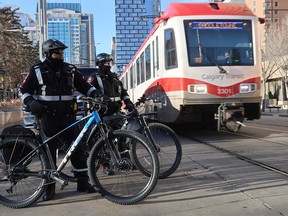 Calgary police downtown