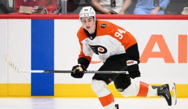 Porter Martone’s overtime winner lifts Philadelphia Flyers past Boston Bruins to keep playoff push alive