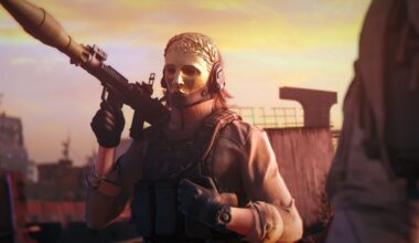 An enemy carrying a rocket launcher in 007 First Light.