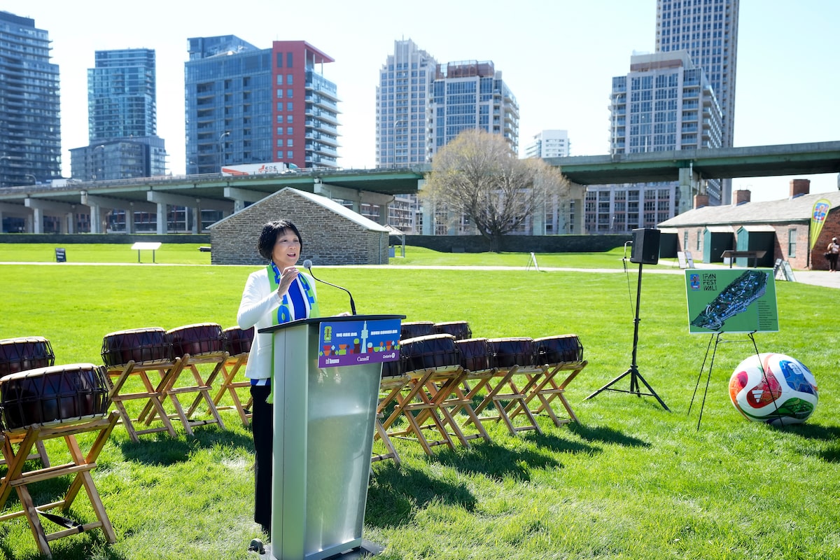 Toronto Mayor Olivia Chow makes open pitch to sponsors for World Cup fan festival